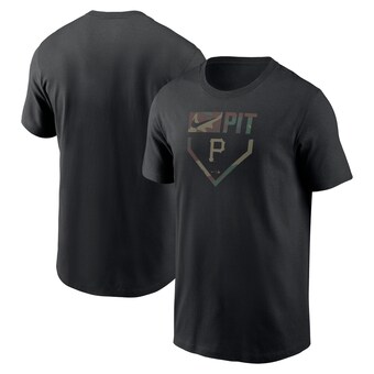 Men's Pittsburgh Pirates Nike Black Camo T-Shirt
