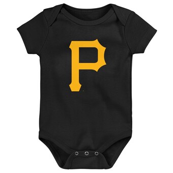 Newborn & Infant Pittsburgh Pirates Black Primary Team Logo Bodysuit