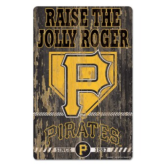 Pittsburgh Pirates WinCraft 11'' x 17'' Slogan Wood Sign