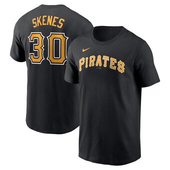 Youth Pittsburgh Pirates Paul Skenes Nike Black Name & Number T-Shirt