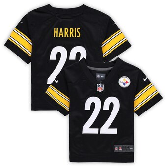 Infant Pittsburgh Steelers Najee Harris Nike Black Player Game Jersey