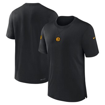 Men's Pittsburgh Steelers Nike Black 2023 Sideline Performance T-Shirt