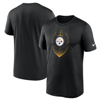 Men's Pittsburgh Steelers  Nike Black Big & Tall Blitz Legend Icon T-Shirt