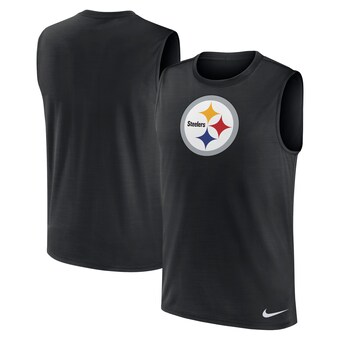 Men's Pittsburgh Steelers Nike Black Blitz Legend Muscle Tank Top