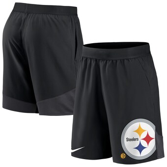 Men's Pittsburgh Steelers Nike Black Stretch Performance Shorts