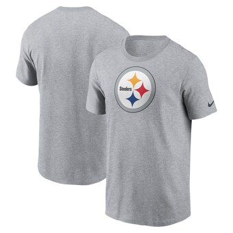 Men's Pittsburgh Steelers  Nike Gray Logo Essential T-Shirt