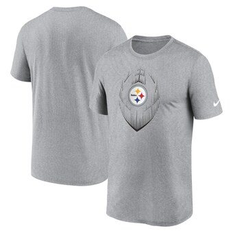 Men's Pittsburgh Steelers Nike Heather Gray Primetime Legend Icon Performance T-Shirt