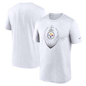 Men's Pittsburgh Steelers Nike White Primetime Legend Icon Performance T-Shirt