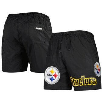 Men's Pittsburgh Steelers Pro Standard Black Woven Shorts