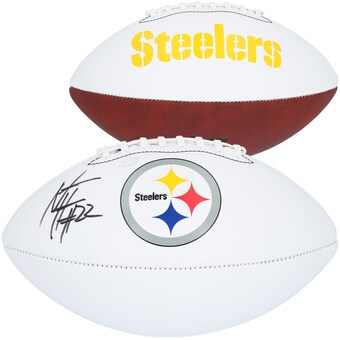 Najee Harris Pittsburgh Steelers Autographed Fanatics Authentic Franklin White Panel Football 