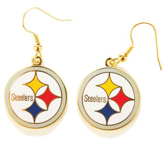 Pittsburgh Steelers Logo Wire Earrings