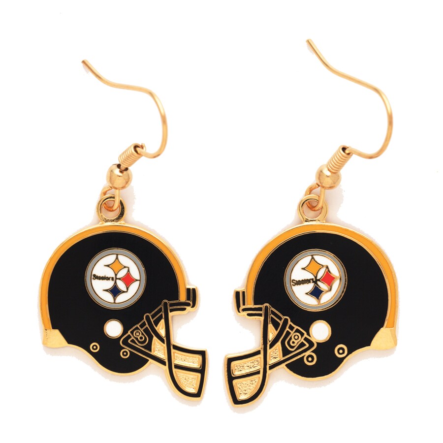 Pittsburgh Steelers Logo Wire Earrings