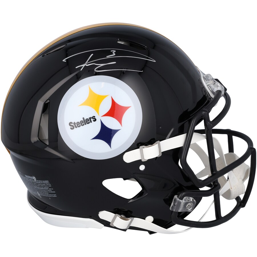 Russell Wilson Pittsburgh Steelers Autographed Fanatics Authentic Speed Authentic Helmet 