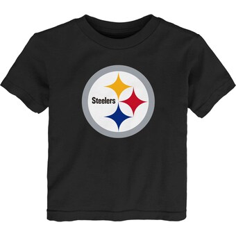 Toddler Pittsburgh Steelers Black Primary Logo T-Shirt