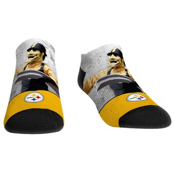 Unisex Pittsburgh Steelers Rock Em Socks Mascot Walkout Low Cut Socks