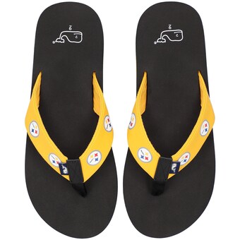 Pittsburgh Steelers Vineyard Vines Flip Flops