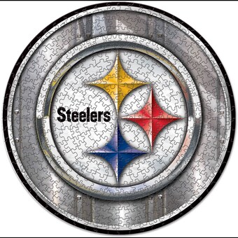 Pittsburgh Steelers WinCraft Round 500-Piece Puzzle