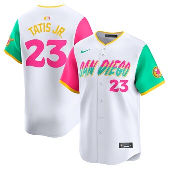 Men's San Diego Padres Fernando Tatis Jr. Nike White City Connect Limited Player Jersey
