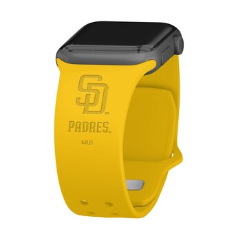 San Diego Padres Debossed Silicone Apple Watch Band