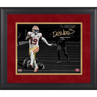 Facsimile Signature San Francisco 49ers Deebo Samuel Fanatics Authentic Framed 11" x 14" Spotlight Photograph