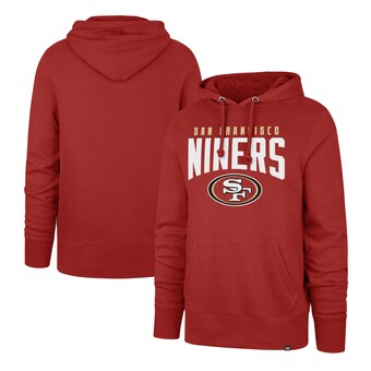 Men's San Francisco 49ers '47 Scarlet Headline Pullover Hoodie