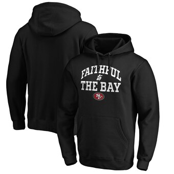 Men's San Francisco 49ers Black Faithful To The Bay Pullover Hoodie