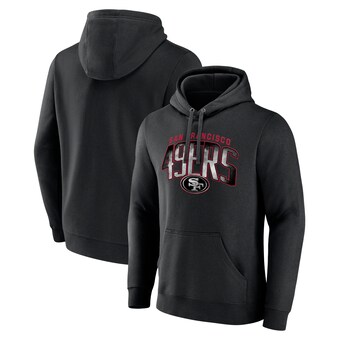 Men's San Francisco 49ers Black Smoke Arch Pullover Hoodie