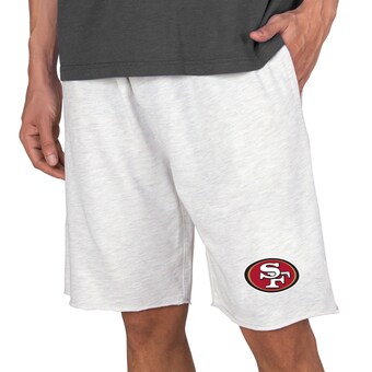 Men's San Francisco 49ers Concepts Sport Oatmeal Mainstream Terry Shorts