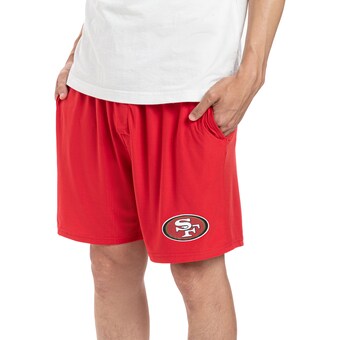 Men's San Francisco 49ers Concepts Sport Scarlet Gauge Jam Two-Pack Shorts Set