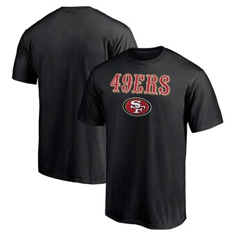 Men's San Francisco 49ers Fanatics Black Logo Team Lockup T-Shirt