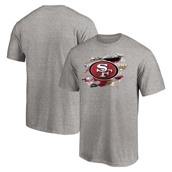 Men's San Francisco 49ers Fanatics Heather Gray True Color T-Shirt