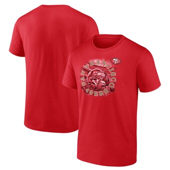 Men's San Francisco 49ers Fanatics Scarlet Big & Tall Sporting Chance T-Shirt