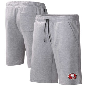 Men's San Francisco 49ers MSX by Michael Strahan Heather Gray Trainer Shorts