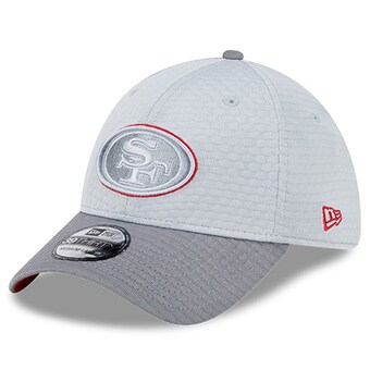 Men's San Francisco 49ers New Era Gray 2024 NFL Training Camp 39THIRTY Flex Hat