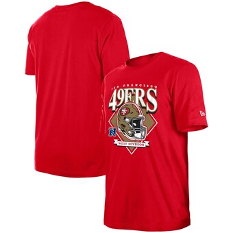 Men's San Francisco 49ers New Era Scarlet Team Logo T-Shirt