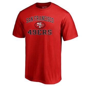 Men's San Francisco 49ers NFL Pro Line Red Vintage Collection Victory Arch T-Shirt