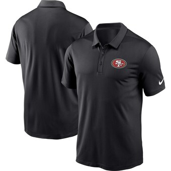 Men's San Francisco 49ers Nike Black Franchise Logo Performance Polo