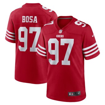 Men's San Francisco 49ers Nick Bosa Nike Scarlet Player Game Jersey