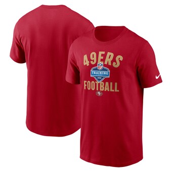 Men's San Francisco 49ers Nike Scarlet 2022 Training Camp Athletic T-Shirt