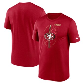 Men's San Francisco 49ers Nike Scarlet Legend Icon Performance T-Shirt