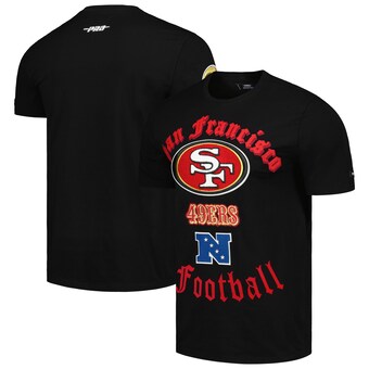 Men's San Francisco 49ers Post Black Old English T-Shirt