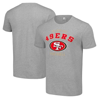 Men's San Francisco 49ers Starter Heather Gray Logo T-Shirt