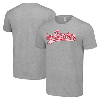 Men's San Francisco 49ers Starter Heather Gray Tailsweep T-Shirt