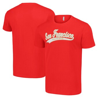 Men's San Francisco 49ers Starter Scarlet Tailsweep T-Shirt