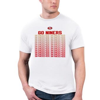 Men's San Francisco 49ers Starter White Slogan T-Shirt