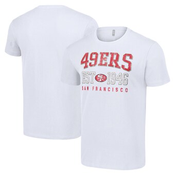 Men's San Francisco 49ers Starter White Throwback Logo T-Shirt