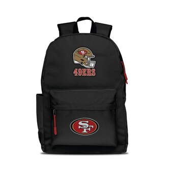 San Francisco 49ers MOJO Black Two Logo Campus Backpack