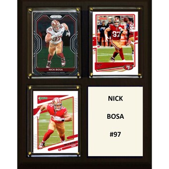 San Francisco 49ers Nick Bosa 8" x 10" Trading Card Plaque