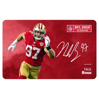 San Francisco 49ers Nick Bosa NFL Shop eGift Card ($10-$500)