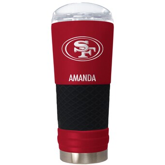 San Francisco 49ers 24oz. Personalized Team Color Draft Tumbler